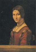Leonardo  Da Vinci Portrait of a Lady at the Court of Milan (san05) Spain oil painting artist